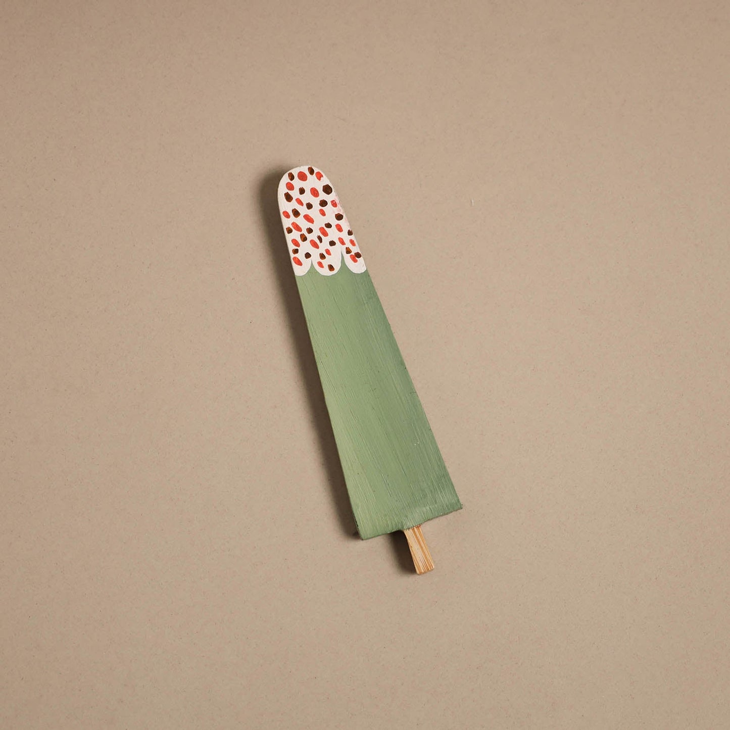 Popsicle - kerala mural handpainted bamboo fridge magnet 24