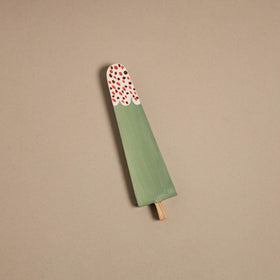 Popsicle - kerala mural handpainted bamboo fridge magnet 24