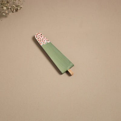 Popsicle - kerala mural handpainted bamboo fridge magnet 24