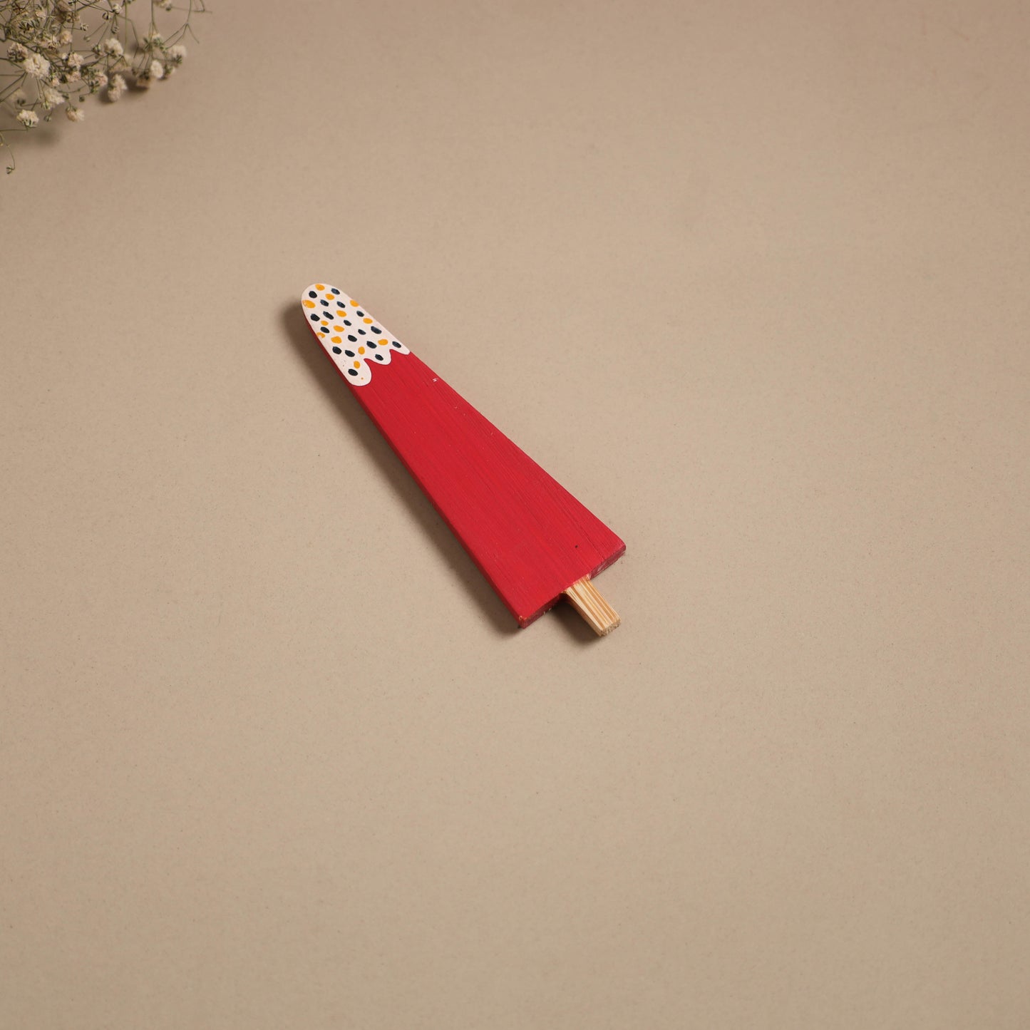 Popsicle - kerala mural handpainted bamboo fridge magnet 25