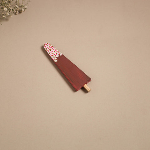 Popsicle - kerala mural handpainted bamboo fridge magnet 26