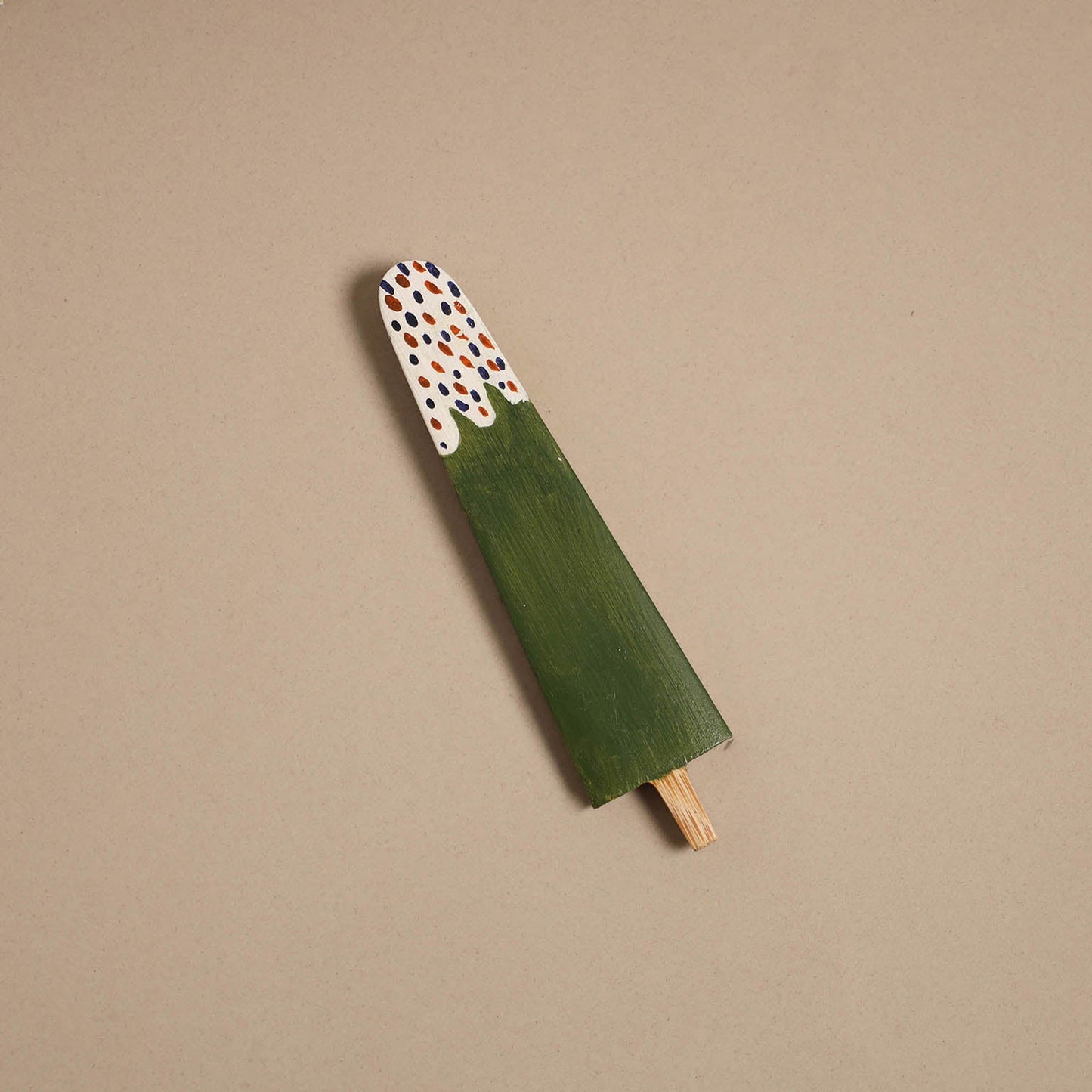 Popsicle - kerala mural handpainted bamboo fridge magnet 27