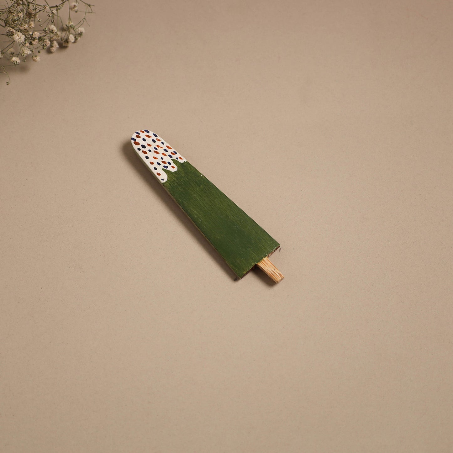 Popsicle - kerala mural handpainted bamboo fridge magnet 27