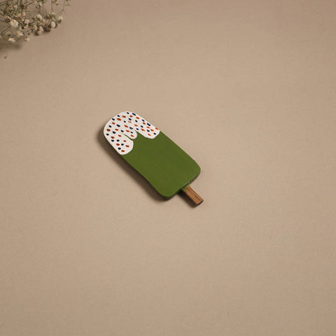 Popsicle - kerala mural handpainted bamboo fridge magnet 29