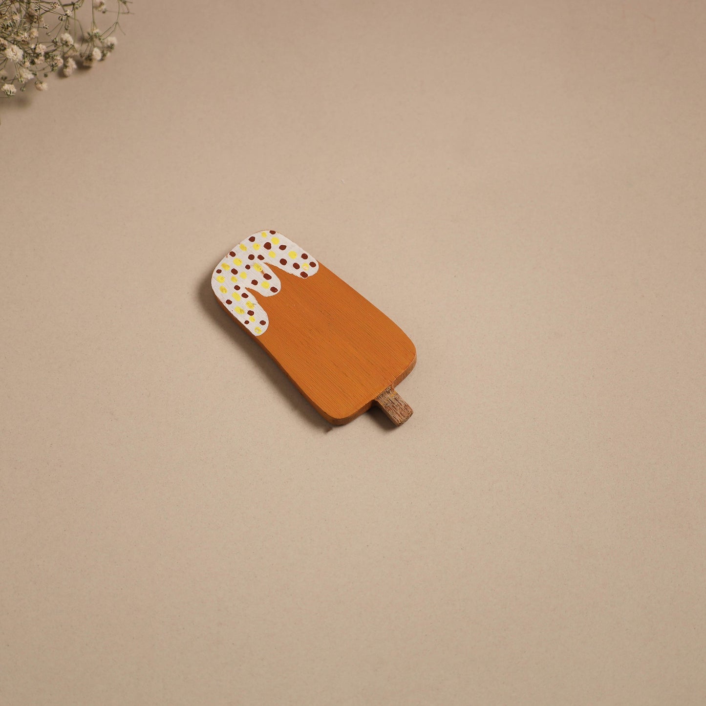 Popsicle - kerala mural handpainted bamboo fridge magnet 30