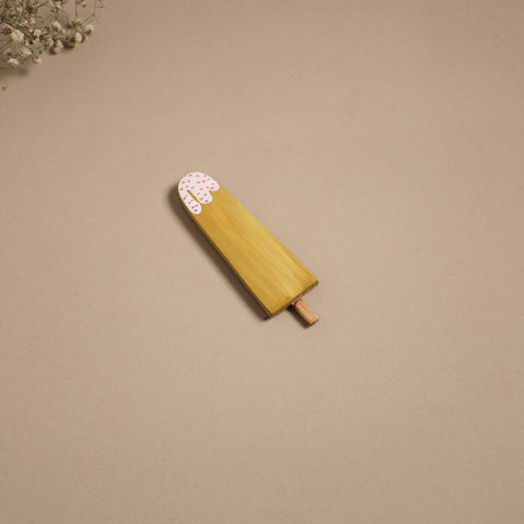 Popsicle - kerala mural handpainted bamboo fridge magnet 33