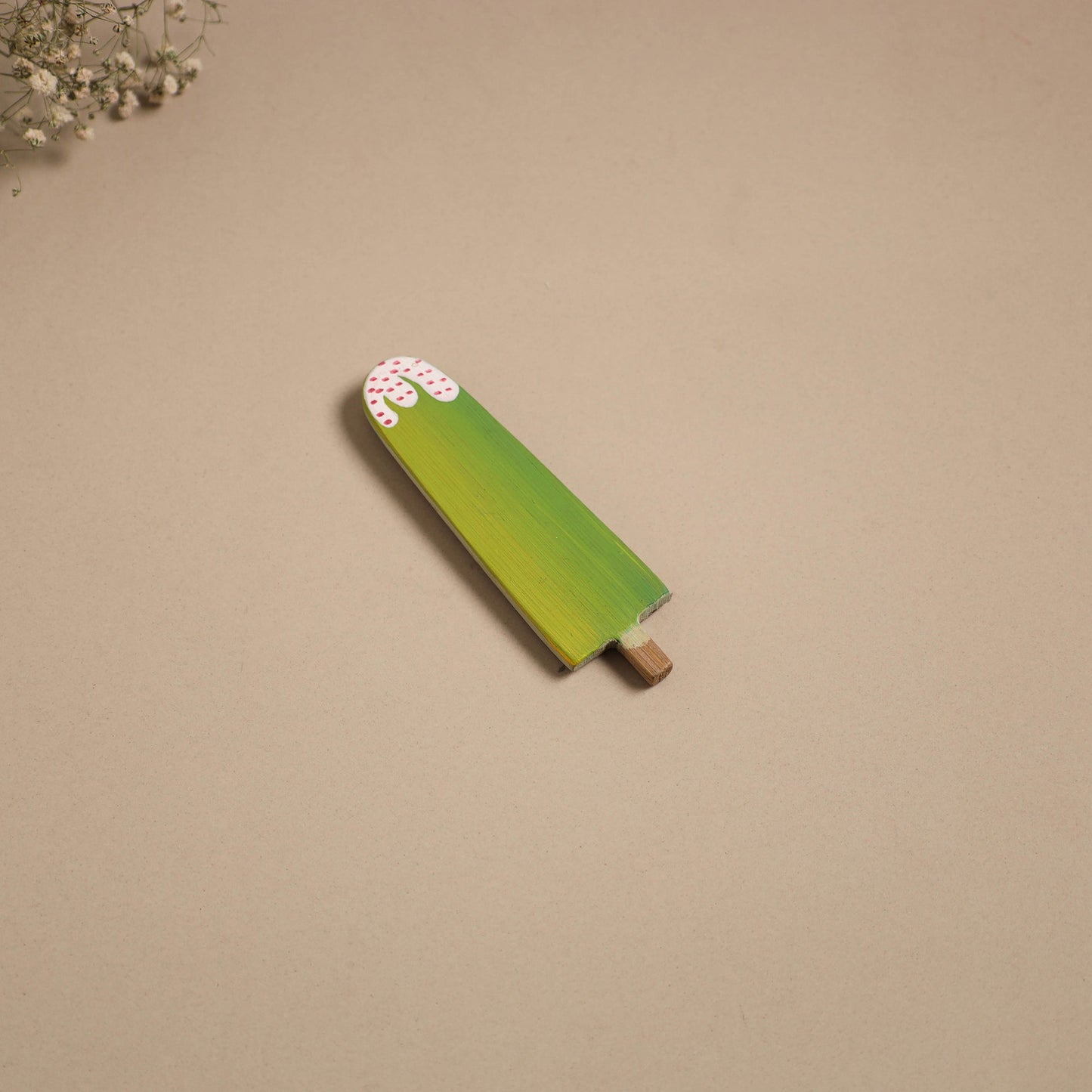 Popsicle - kerala mural handpainted bamboo fridge magnet 34