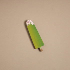 Popsicle - kerala mural handpainted bamboo fridge magnet 34