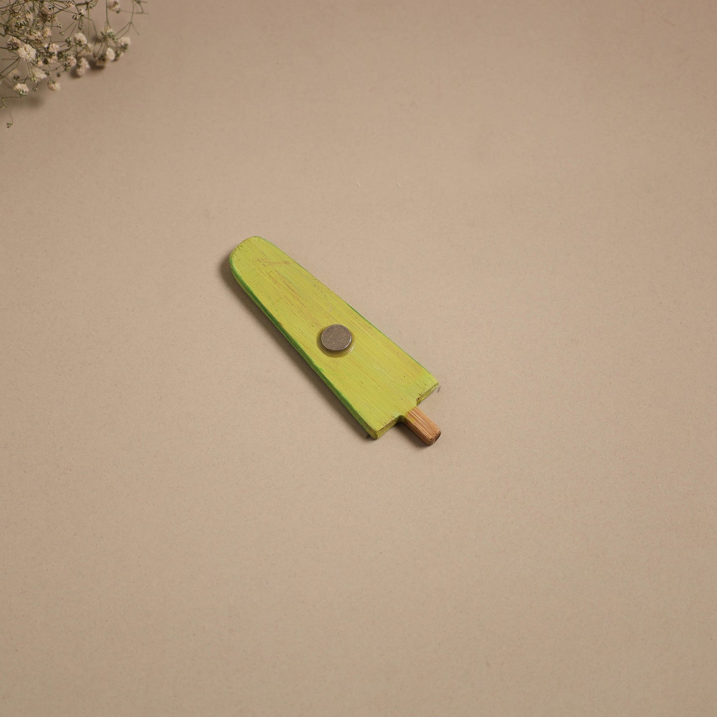 Popsicle - kerala mural handpainted bamboo fridge magnet 35