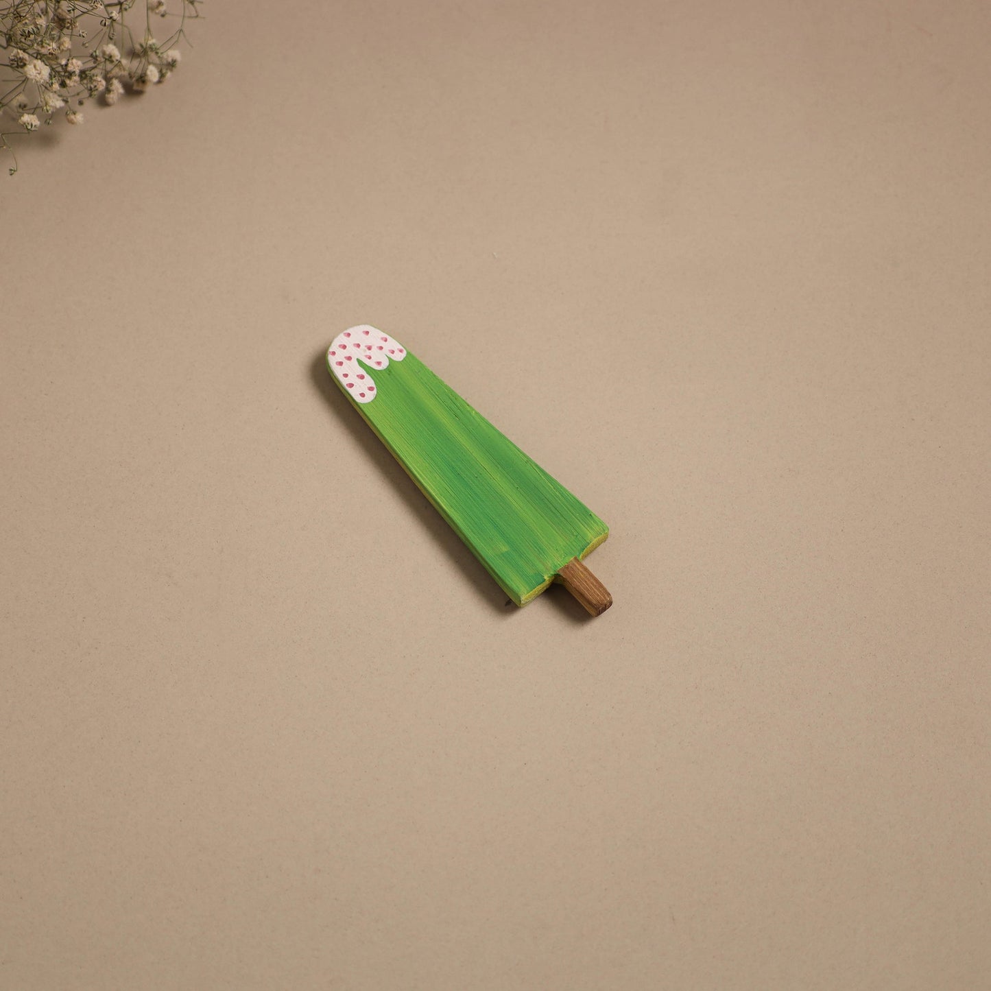 Popsicle - kerala mural handpainted bamboo fridge magnet 35