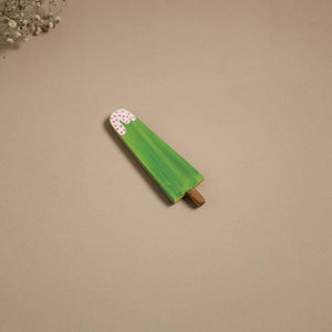 Popsicle - kerala mural handpainted bamboo fridge magnet 35