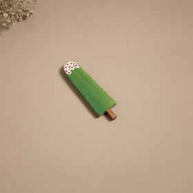 Popsicle - kerala mural handpainted bamboo fridge magnet 36