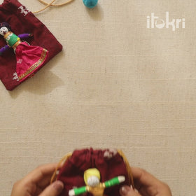 Cat - Handmade Threadwork Kids Rakhi (Assorted) 08