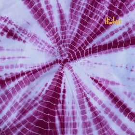 Maroon - Tie-Dye Cotton Shibori Fabric 21