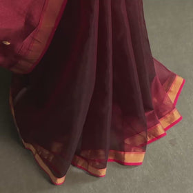 Yellow - Traditional Tissue Zari Handloom Buti Katan Chanderi Silk Saree 06