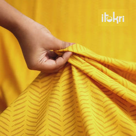 Akola Hand Block Print Slub Cotton Fabric 17