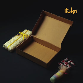 Diwali Gift Hamper - Festive Swastik Wall Hanging With Floating Candle & Incense Sticks (3 Curated Products)