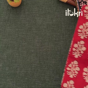 Blue - Natural Dyed Cotton Short Bagh Print Kurta 05