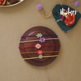 Handmade Beadwork Rakhi for Brother 12