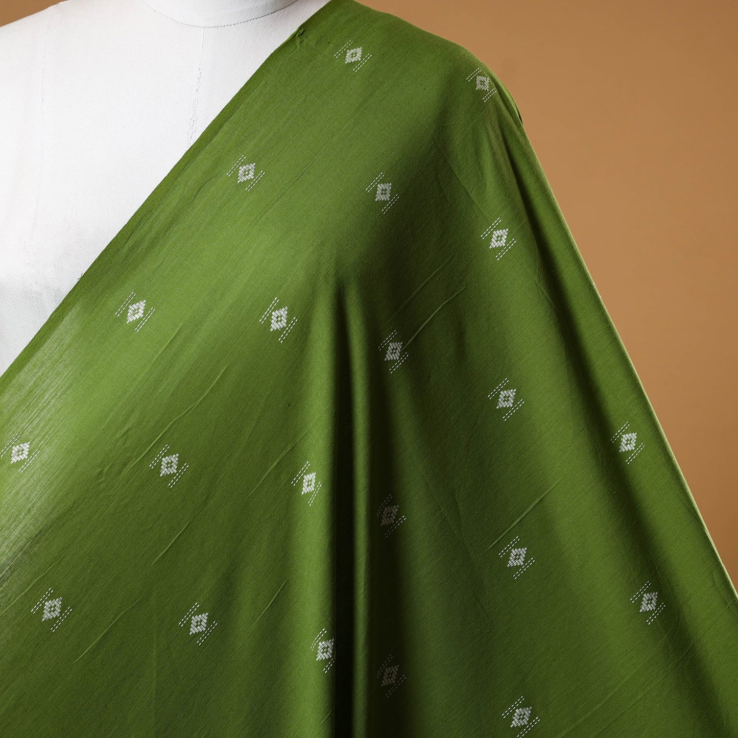 Prewashed cotton jacquard weave fabric 01 - handcrafted