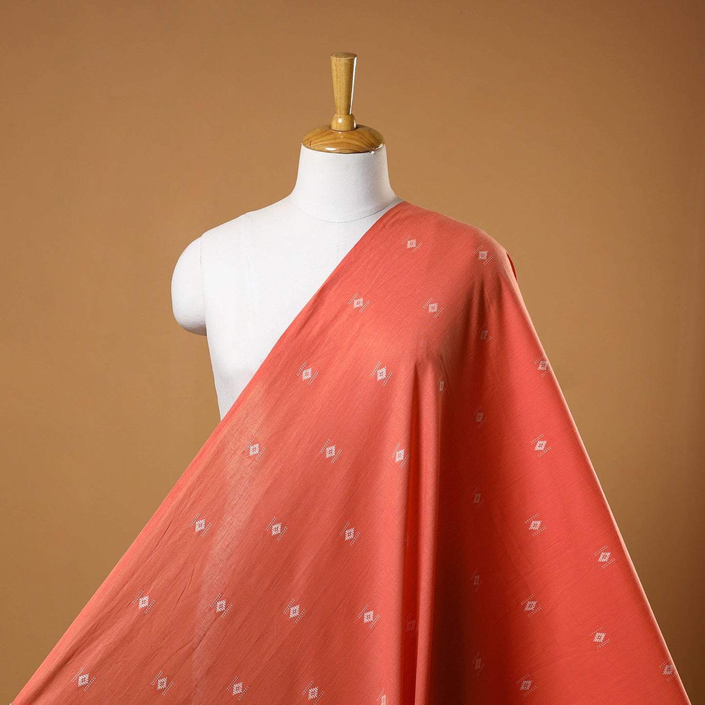 Prewashed cotton jacquard weave fabric 02 - handcrafted