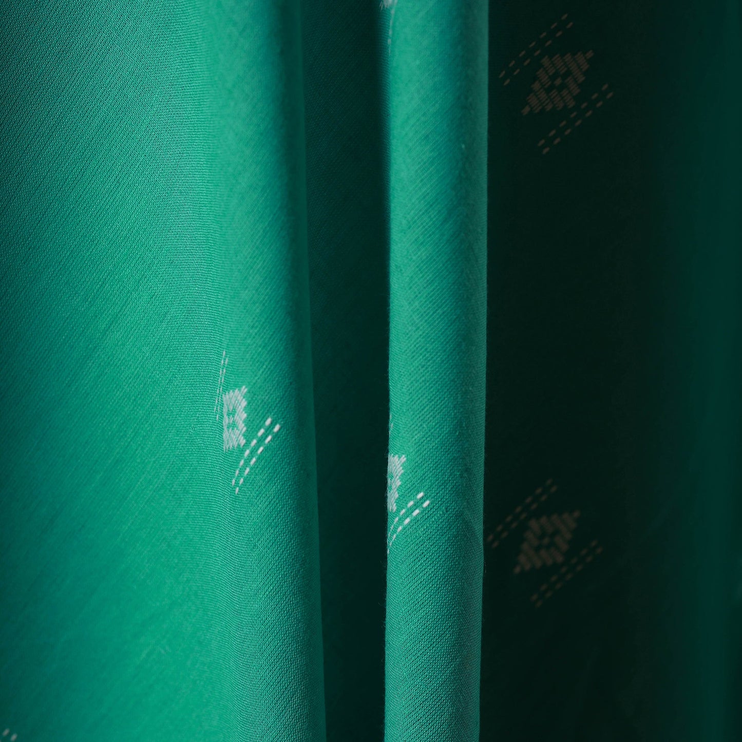 Prewashed cotton jacquard weave fabric 05 - handcrafted