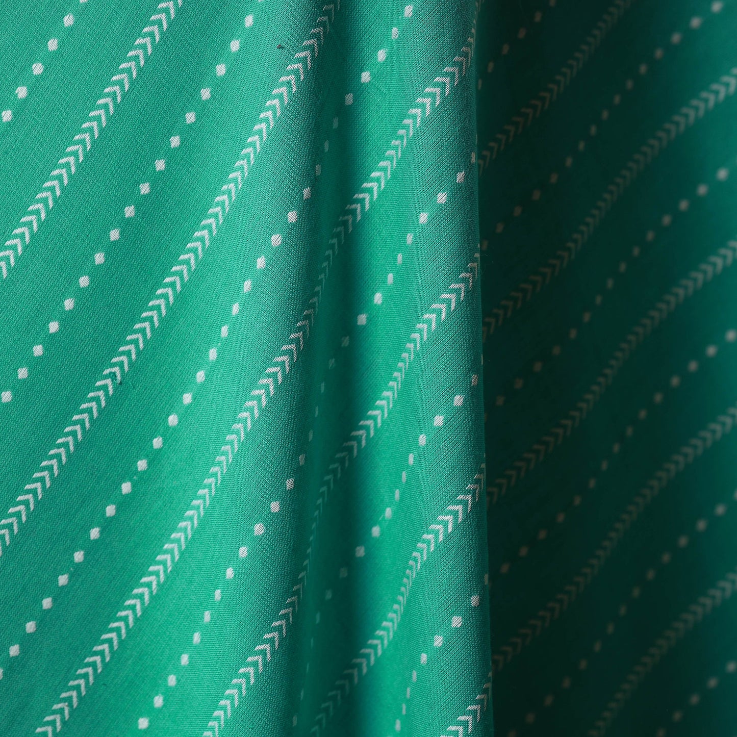 Prewashed cotton jacquard weave fabric 06 - handcrafted