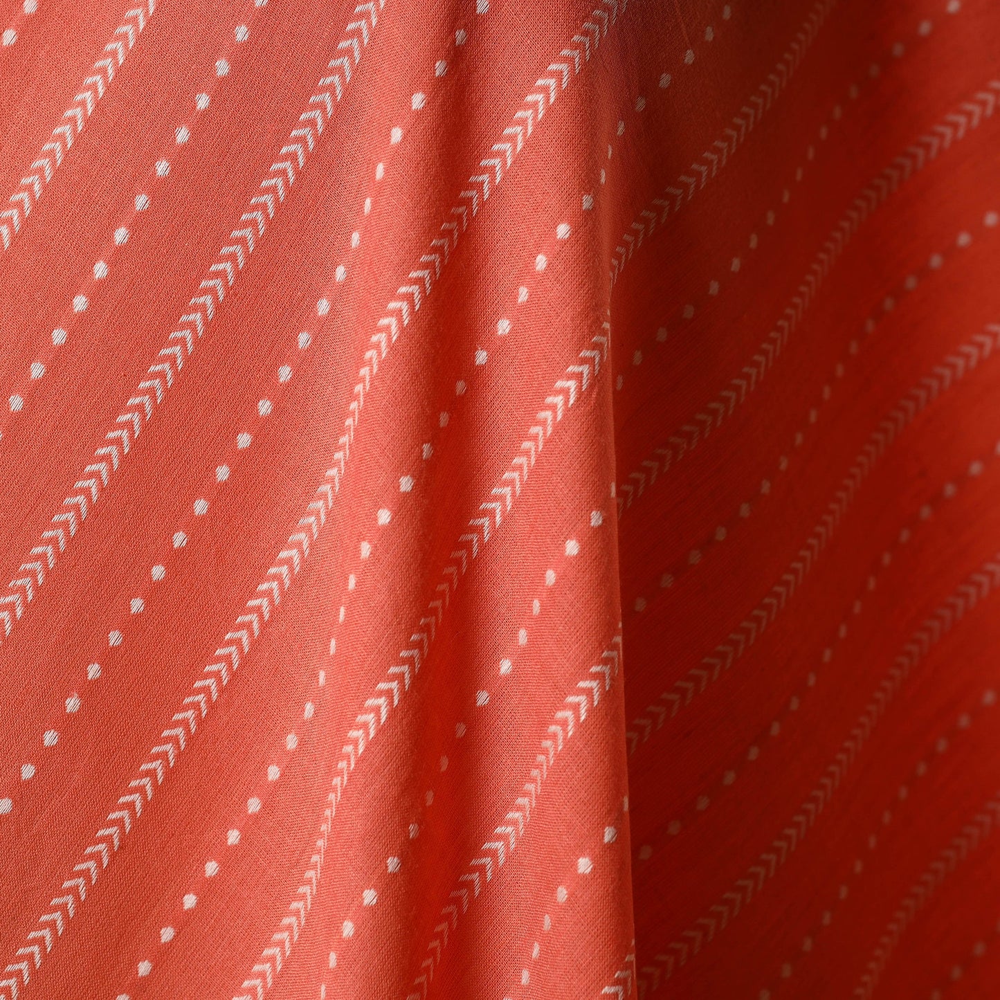 Prewashed cotton jacquard weave fabric 07 - handcrafted