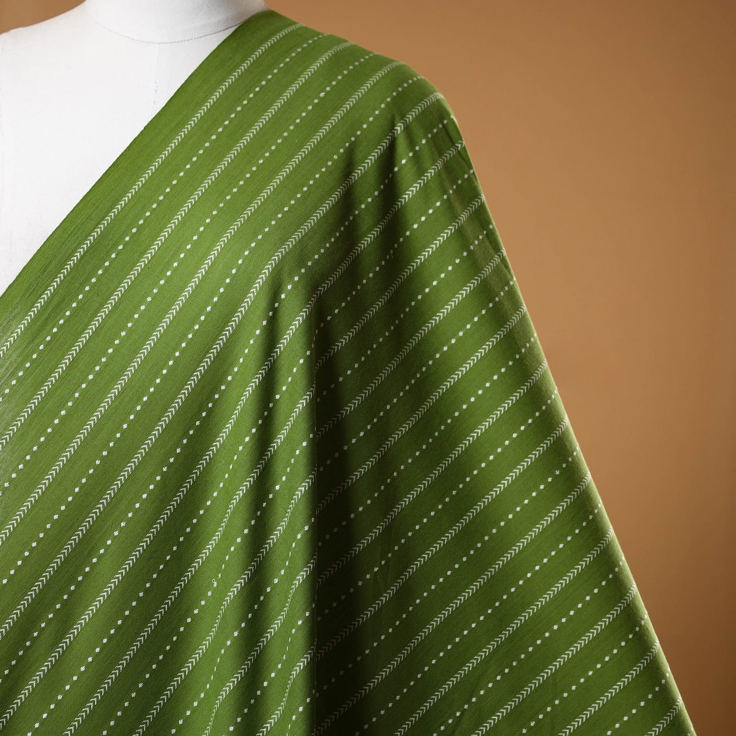 Prewashed cotton jacquard weave fabric 08 - handcrafted