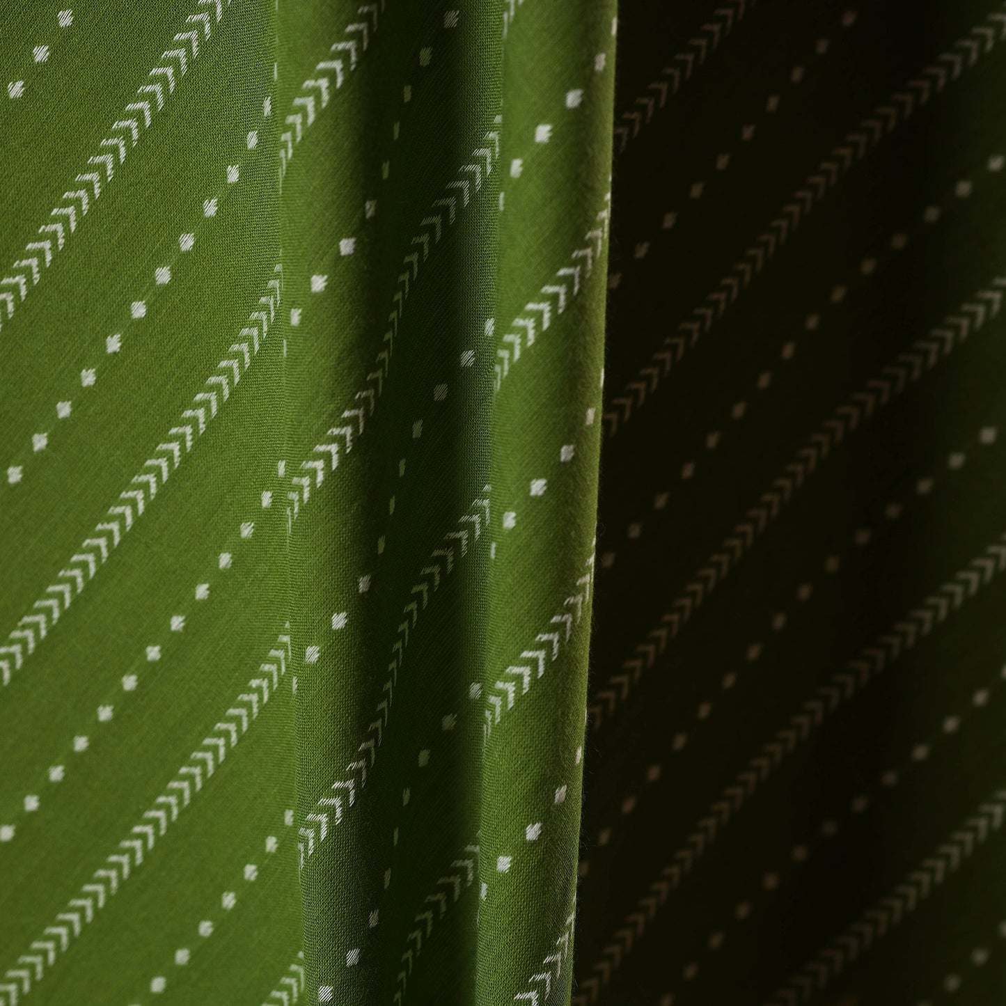 Prewashed cotton jacquard weave fabric 08 - handcrafted