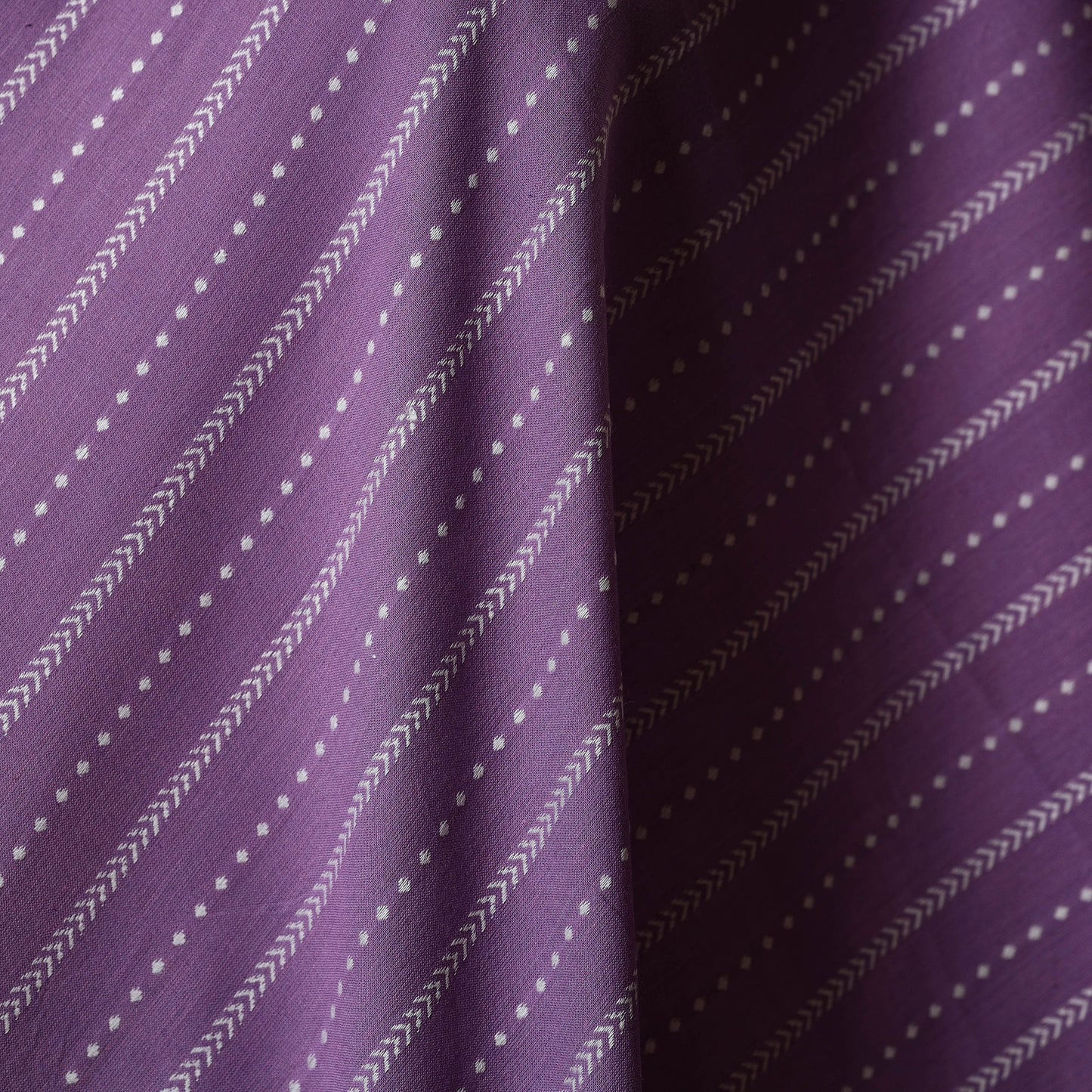 Prewashed cotton jacquard weave fabric 09 - handcrafted