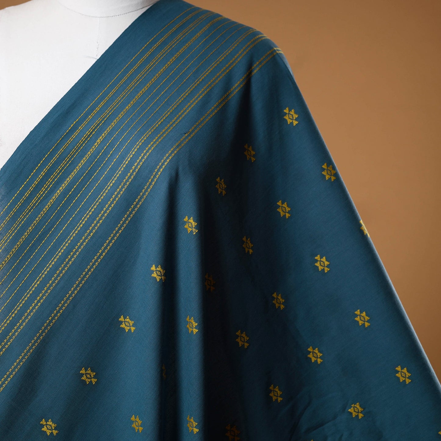 Prewashed cotton jacquard weave fabric 10 - handcrafted