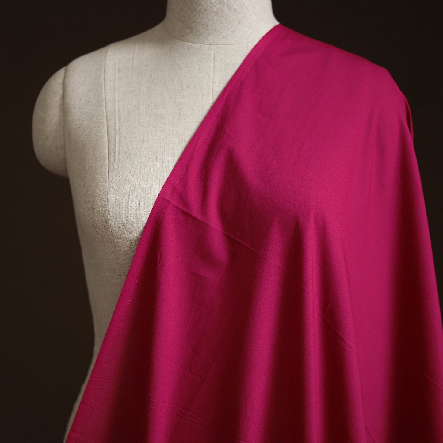 Prewashed cotton plain fabric 35 - handcrafted