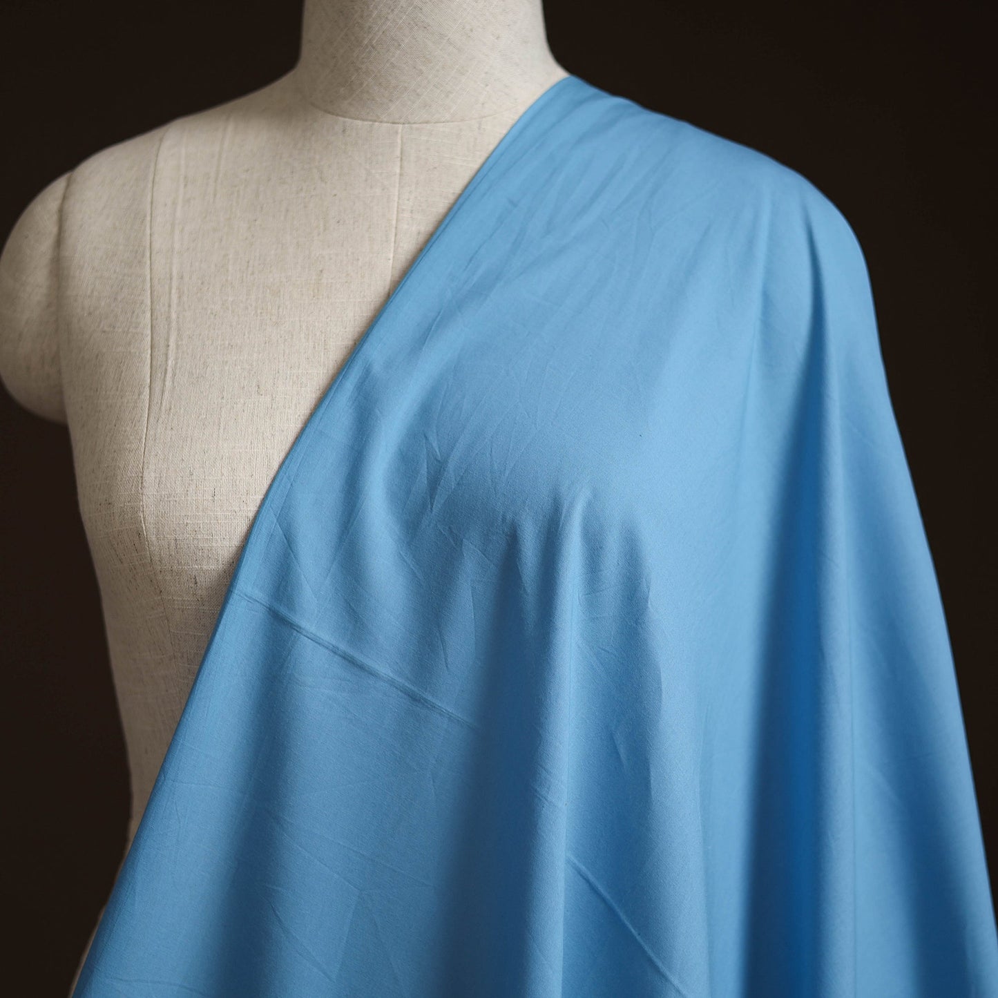 Prewashed cotton plain fabric 36 - handcrafted