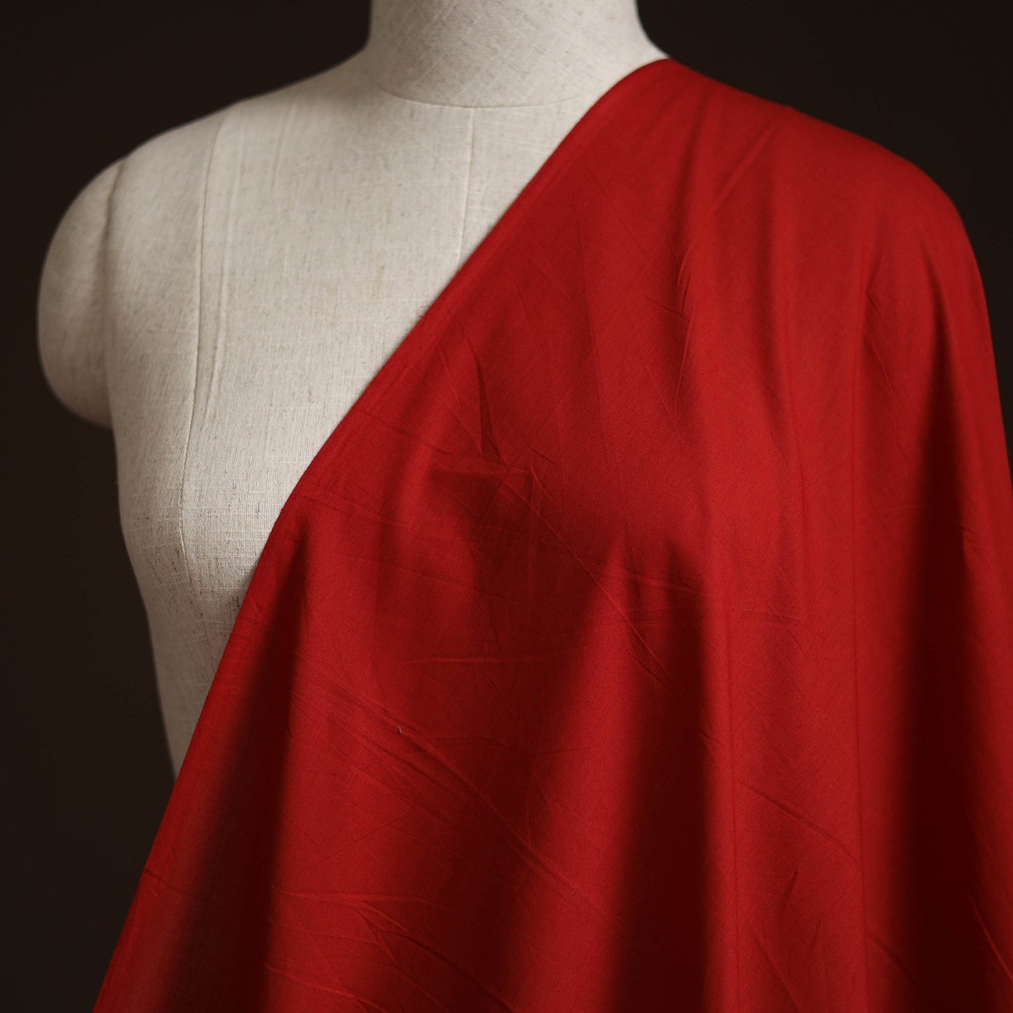 Prewashed cotton plain fabric 38 - handcrafted