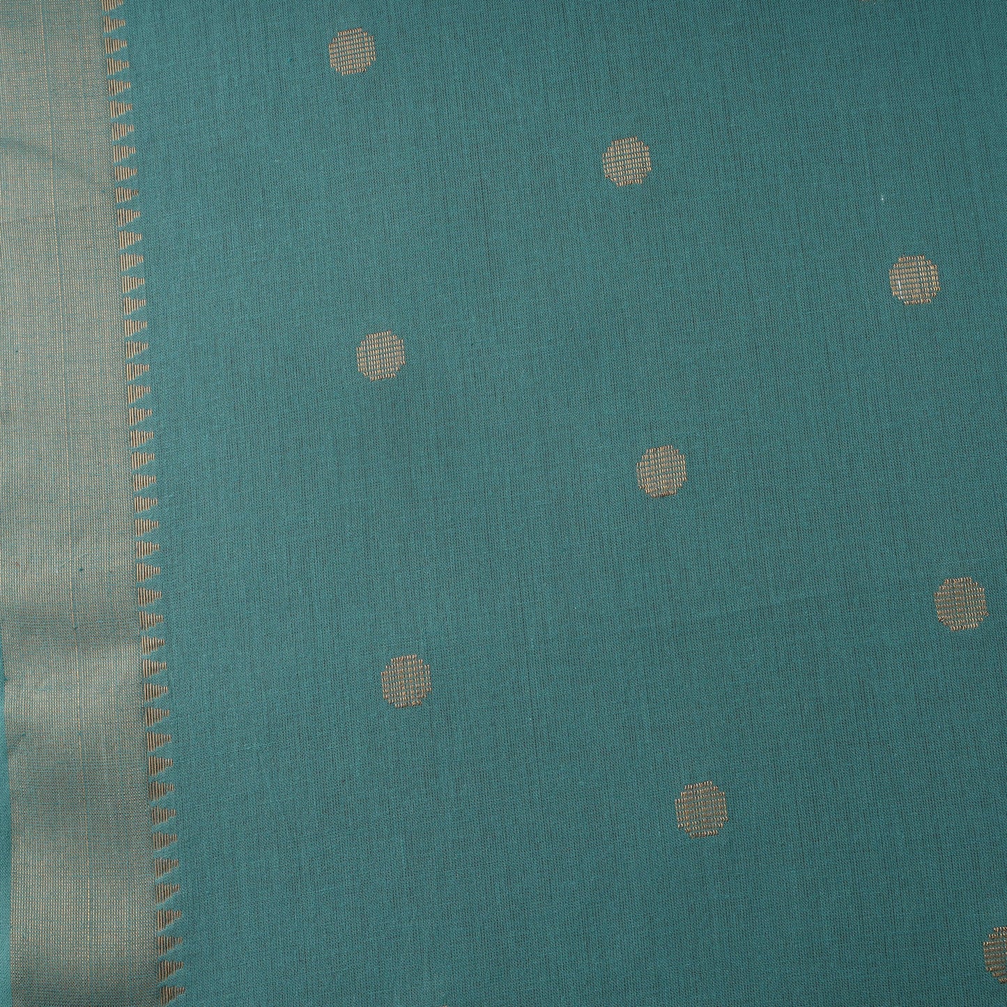 Prewashed cotton zati buti jacquard fabric with border 17