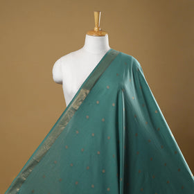 Prewashed cotton zati buti jacquard fabric with border 17