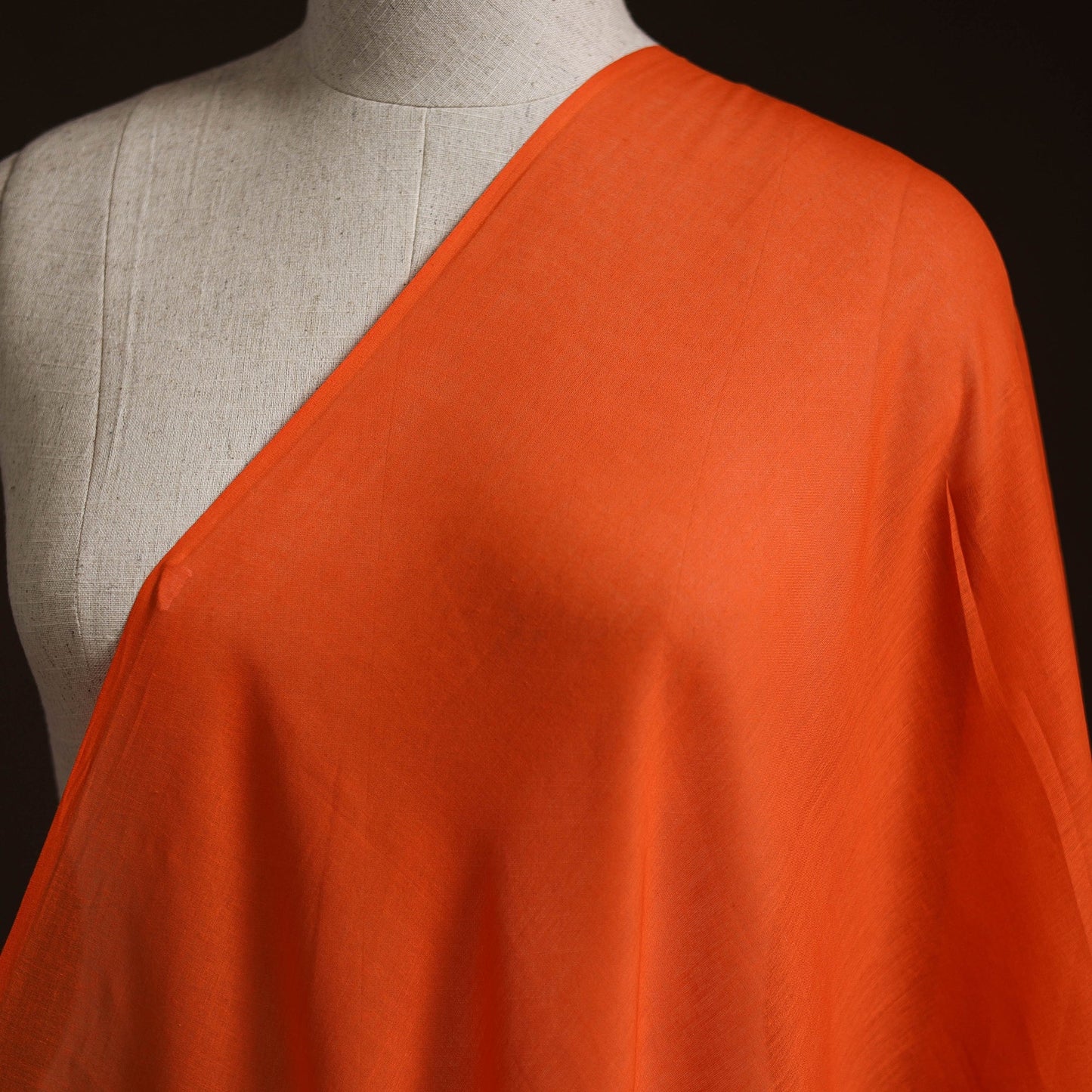 Prewashed pure mul cotton plain fabric 04 - handcrafted