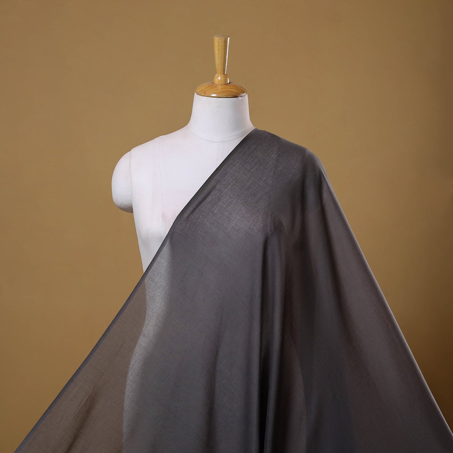 Prewashed mul cotton plain fabric 33 - handcrafted