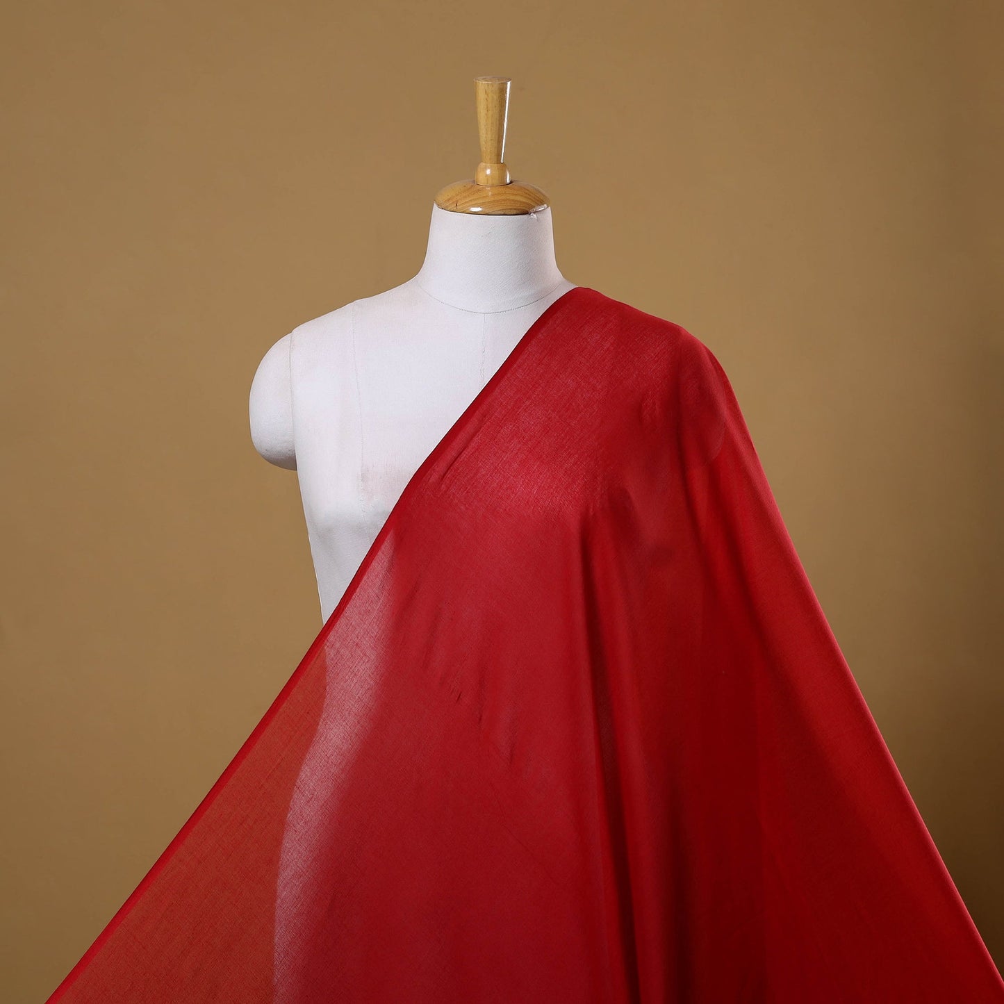 Prewashed mul cotton plain fabric 36 - handcrafted