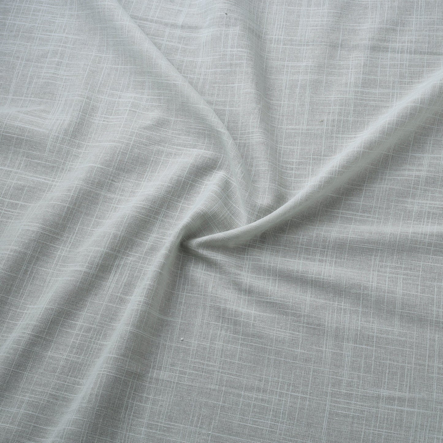 Prewashed slub cotton plain fabric 02 - handcrafted