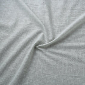 Prewashed slub cotton plain fabric 02 - handcrafted