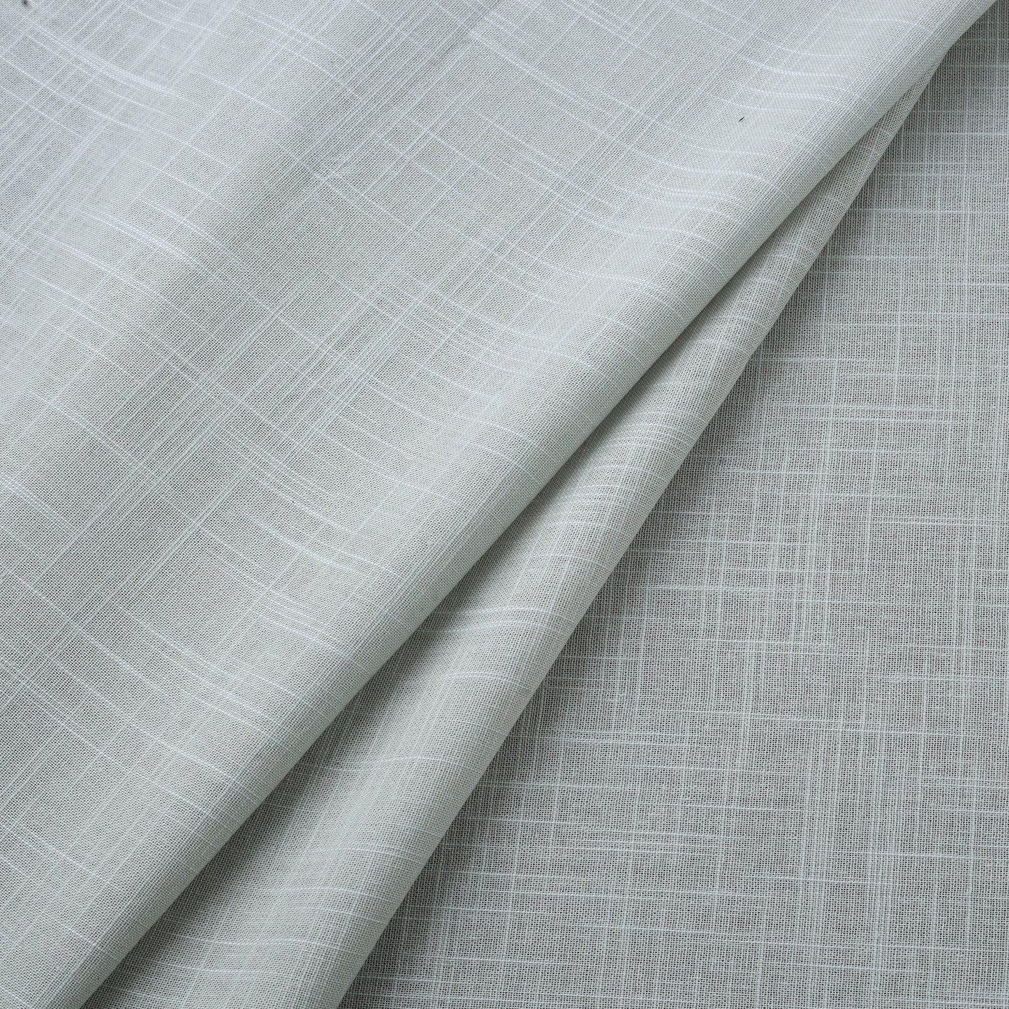 Prewashed slub cotton plain fabric 02 - handcrafted