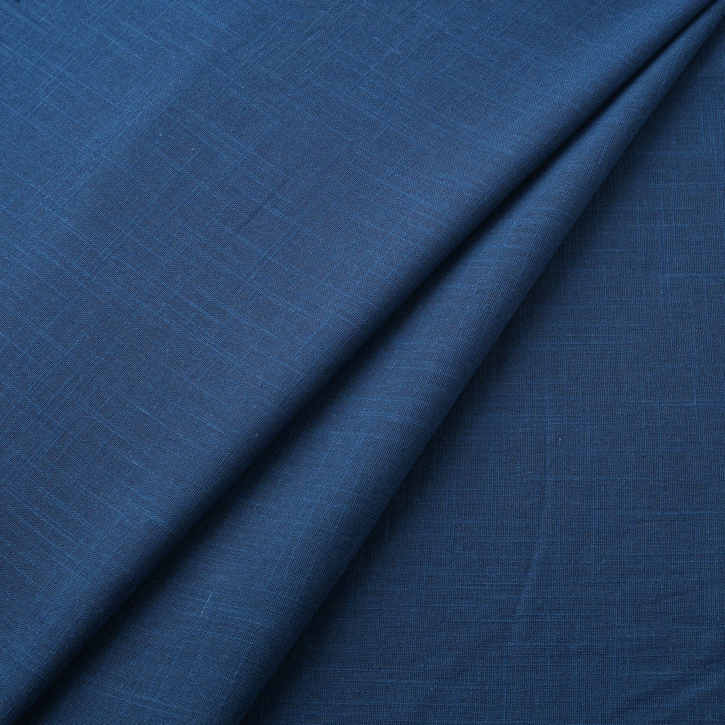 Prewashed slub cotton plain fabric 03 - handcrafted