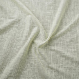 Prewashed slub cotton plain fabric 04 - handcrafted