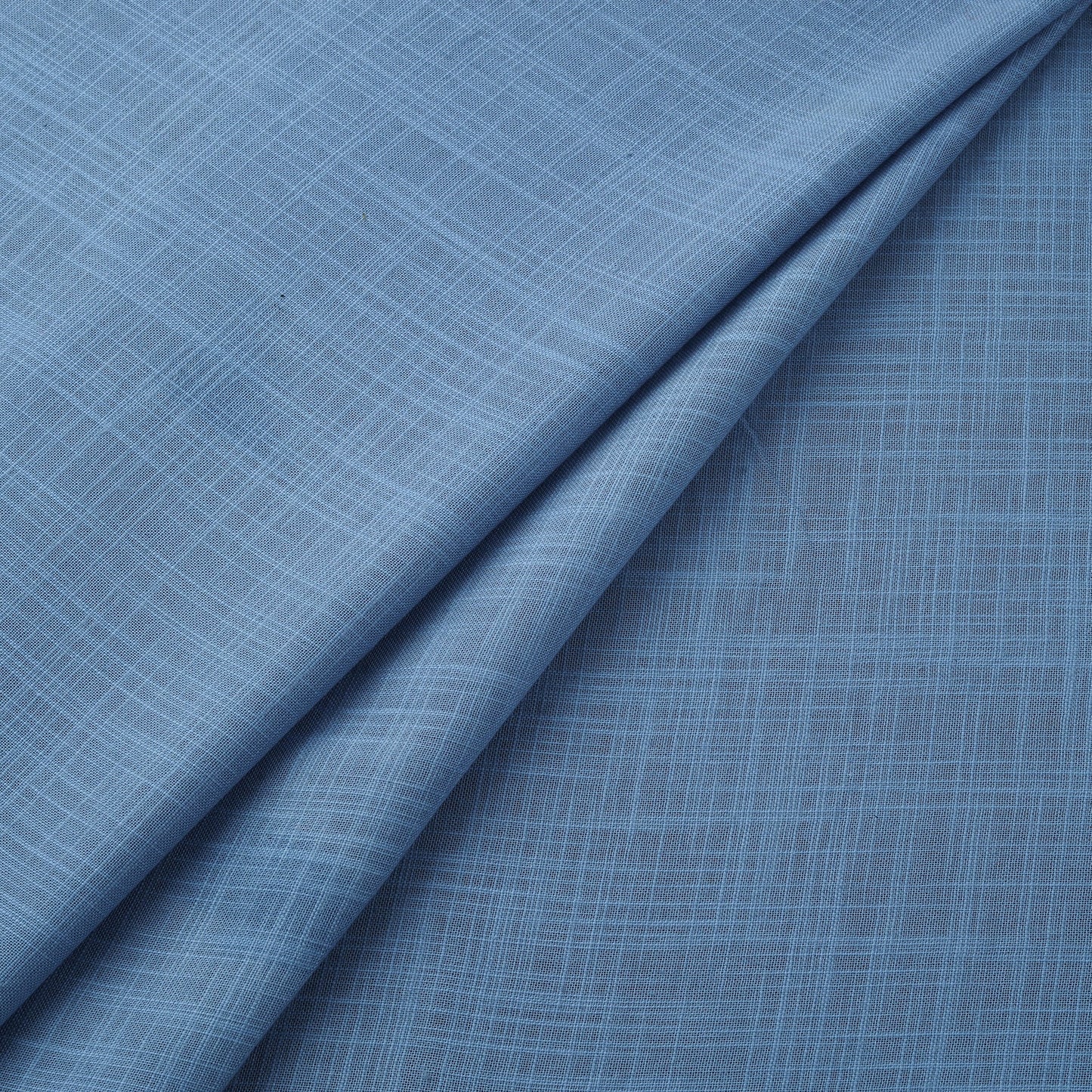 Prewashed slub cotton plain fabric 06 - handcrafted