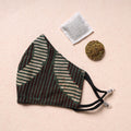  Block Printed Cotton 3 Layer Snug Fit Face Cover with Herb Pocket 