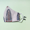  Ajrakh Block Printed Cotton 3 Layer Snug Fit Face Cover 