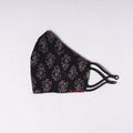  Ajrakh Block Printed Cotton 3 Layer Snug Fit Face Cover 