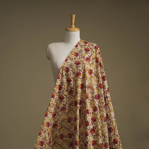 Printed cotton kalamkari fabric 17 - handcrafted